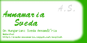 annamaria sveda business card